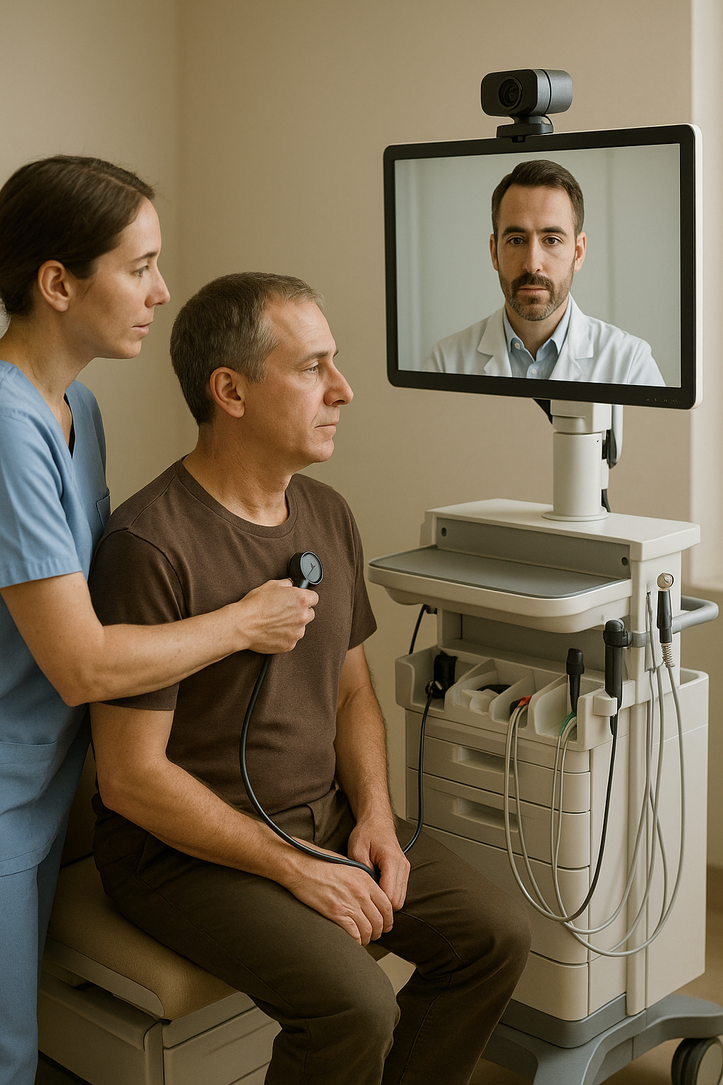 Téléconsultation médicale assistée - Vue 1